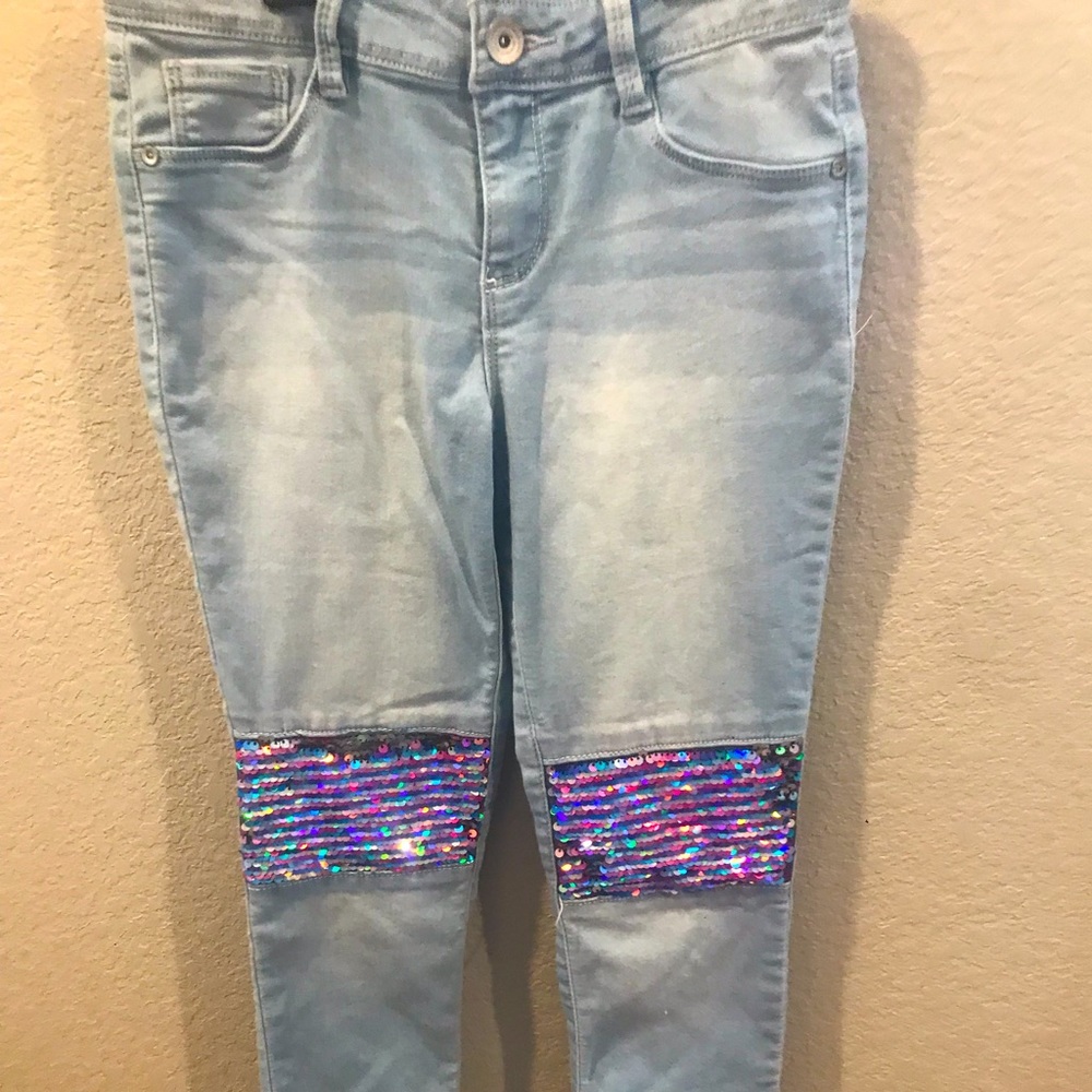 NWOT switch sequin knee girls 10/12